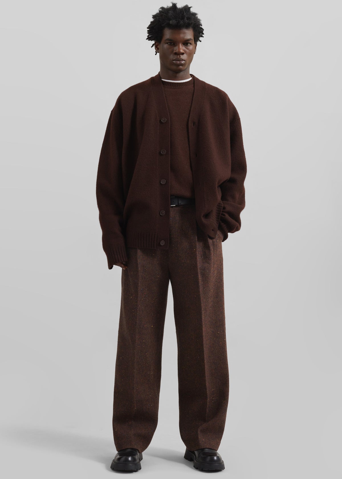 Beo Wool Suit Pants - Brown – view 7 of 9