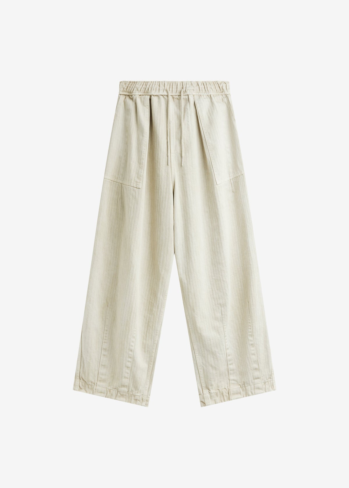 Bernay Herringbone Balloon Pants - Beige – view 8 of 8