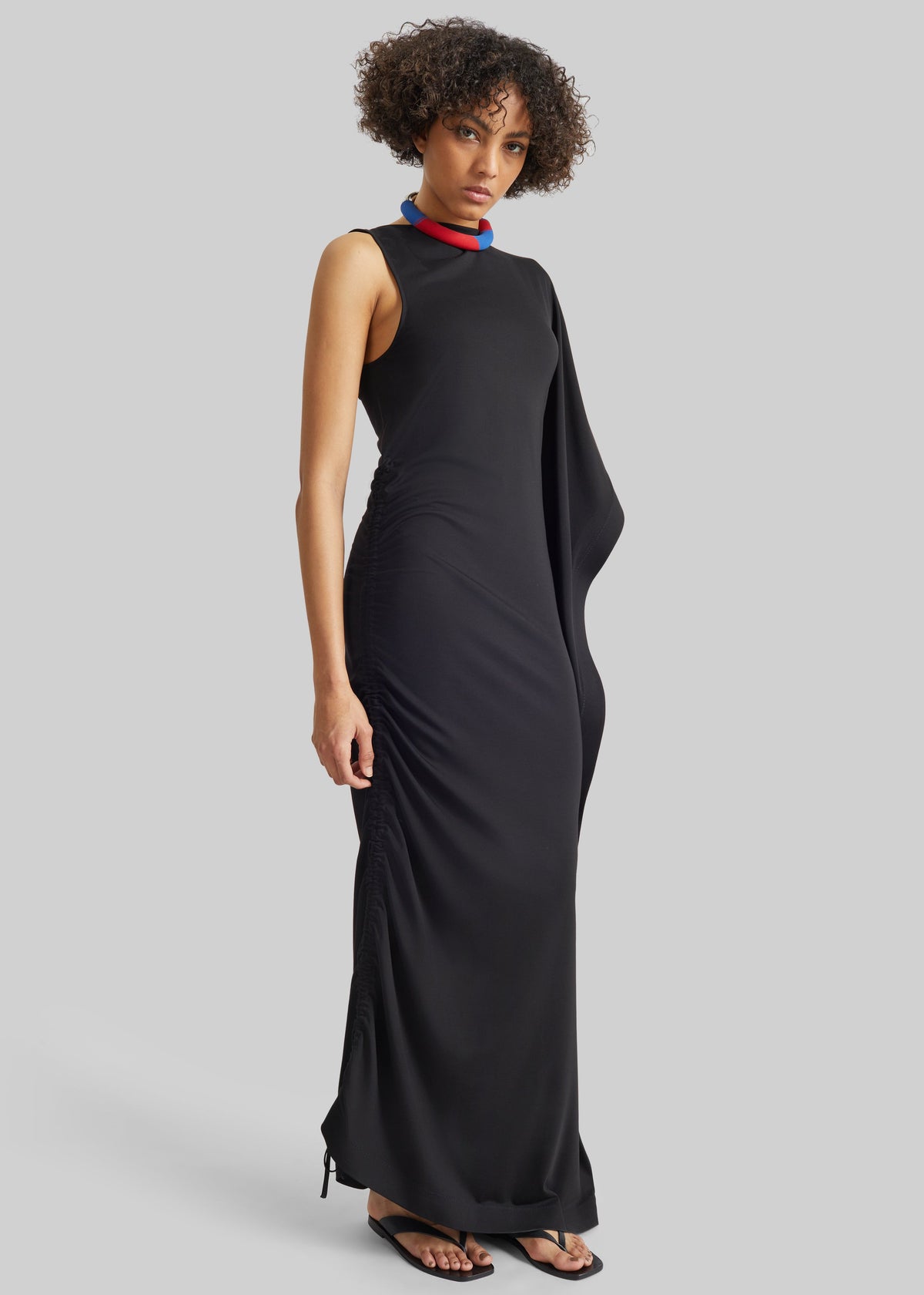 Bevza Black On Black Dress - Black – view 1 of 6