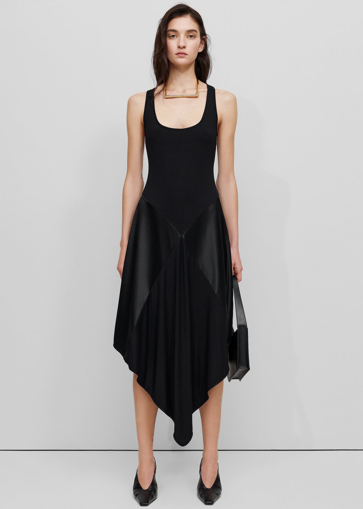 Bevza Square Dress - Black – view 3 of 7