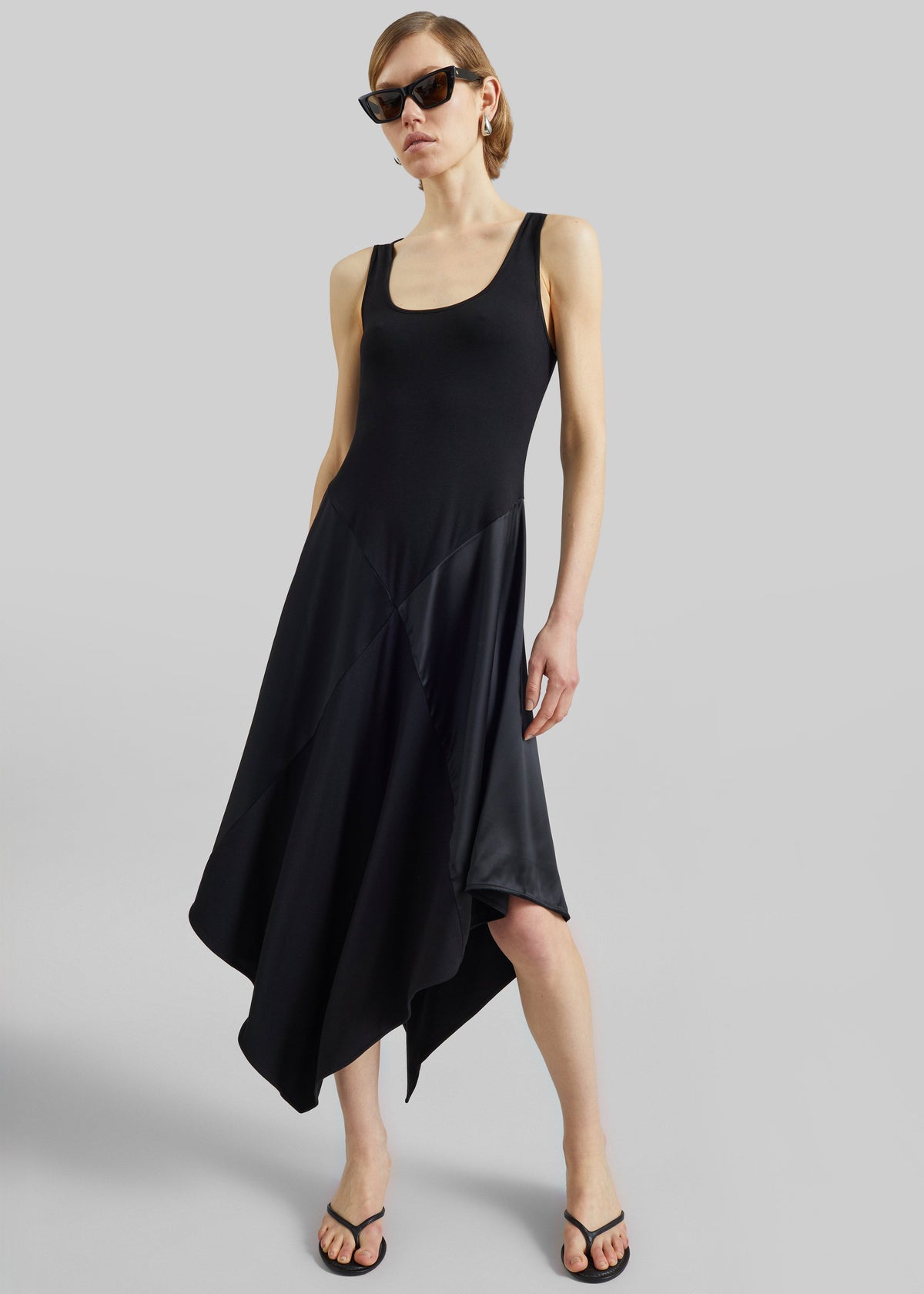 Bevza Square Dress - Black – view 4 of 7