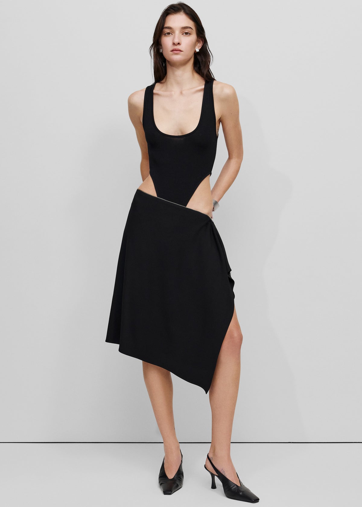 Bevza Square Skirt - Black – view 1 of 6