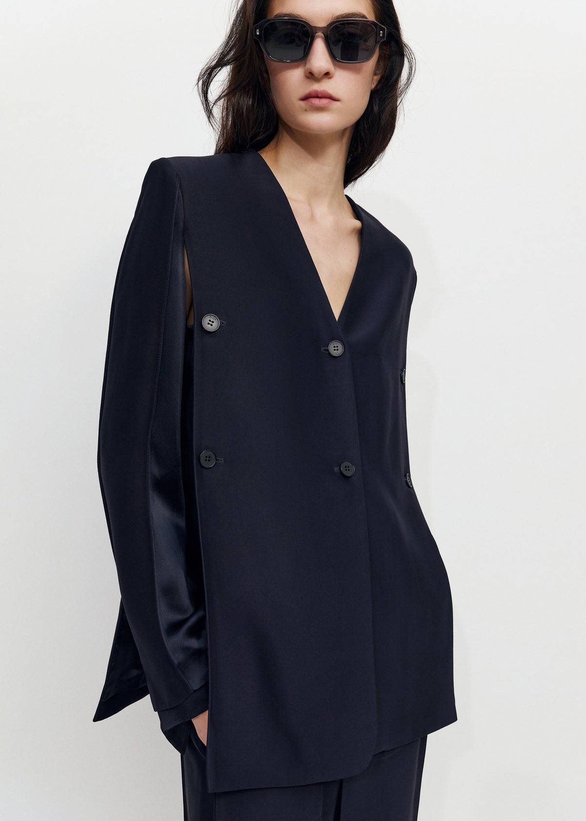 Bevza Deconstructed Jacket #3 - Dark Ink Navy – view 1 of 4