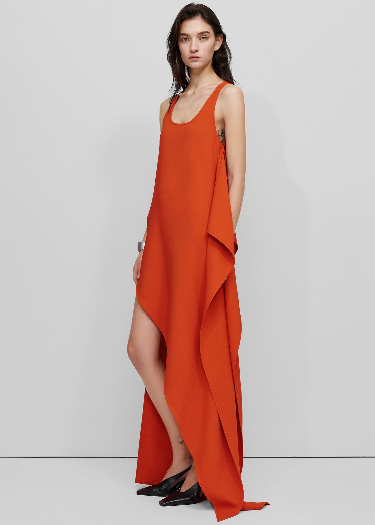 Bevza Edge Dress - Carrot Red – view 1 of 5