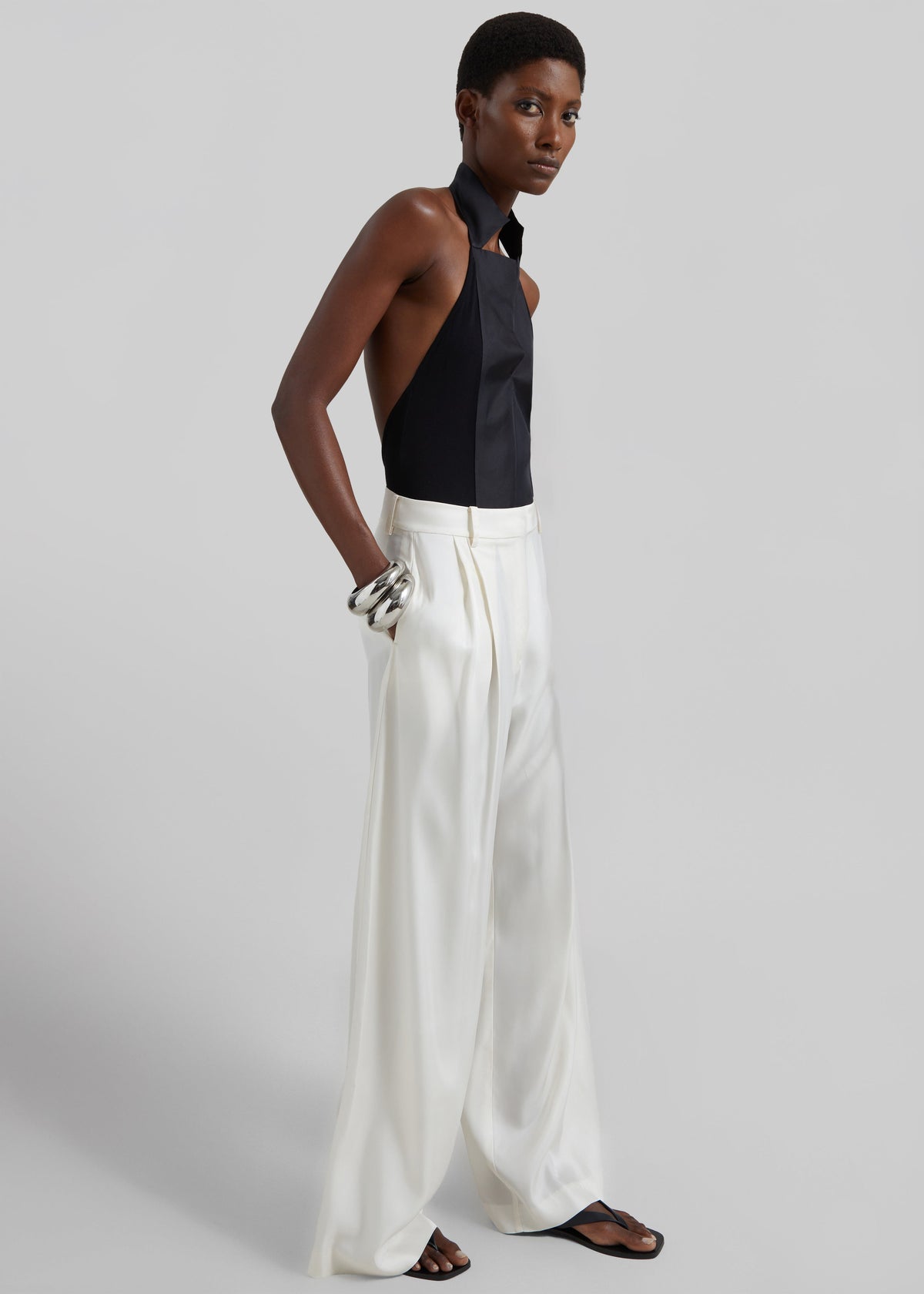 Bevza Manishka Bodysuit - Black – view 2 of 7