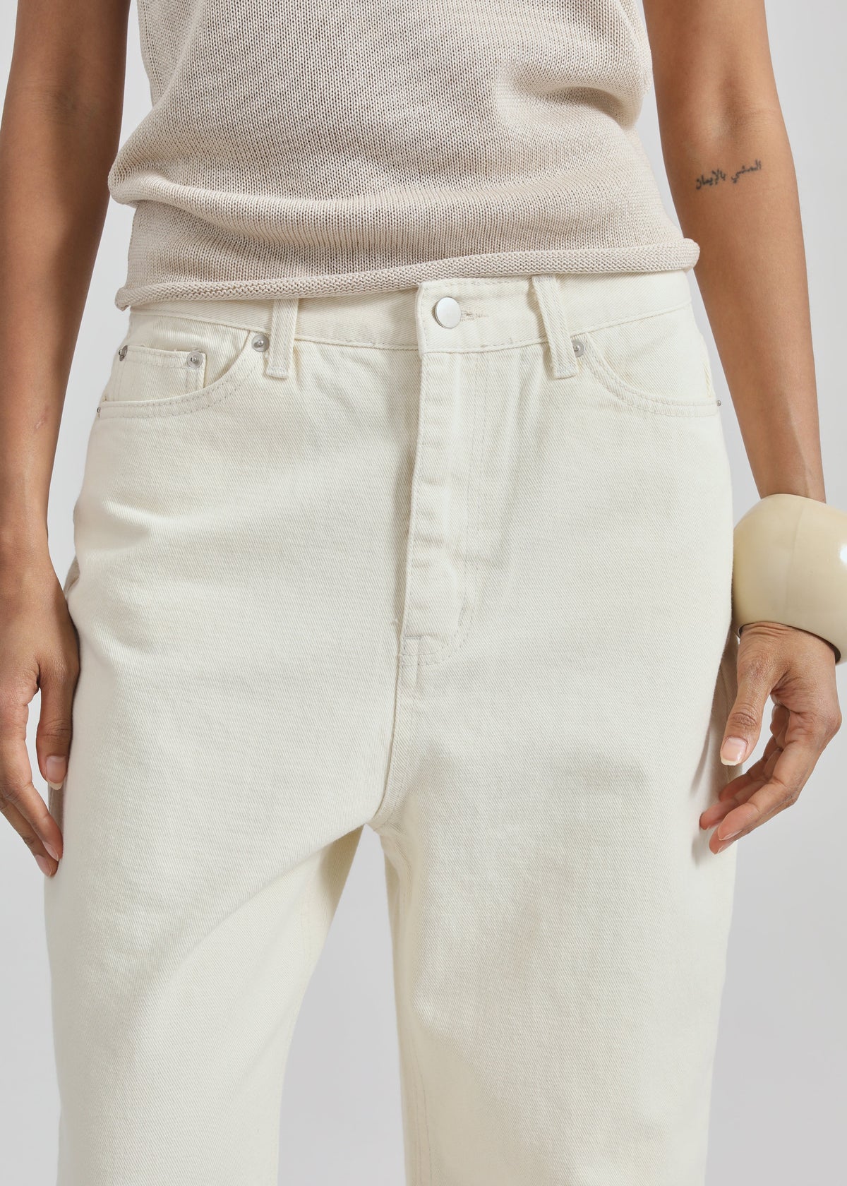Bexley Jeans - Cream – view 4 of 10