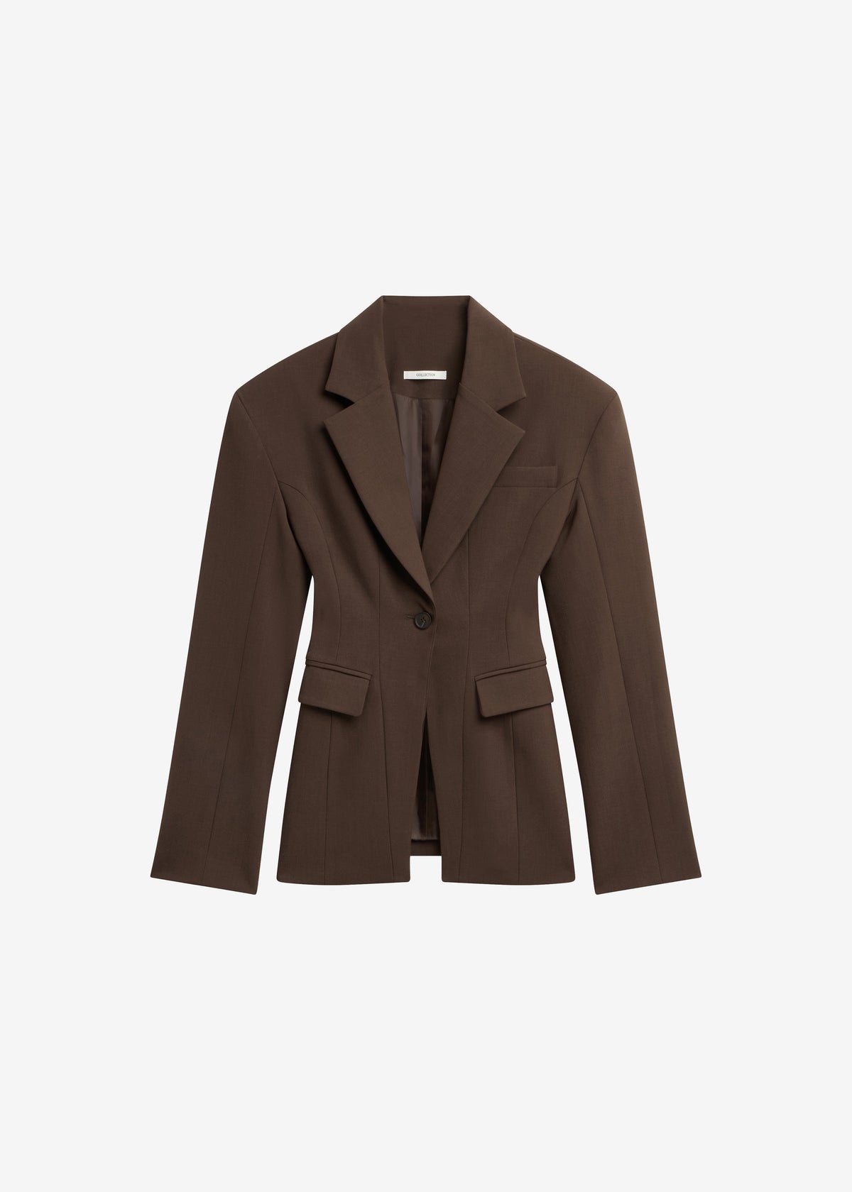 Bianca Hourglass Blazer - Brown – view 6 of 6