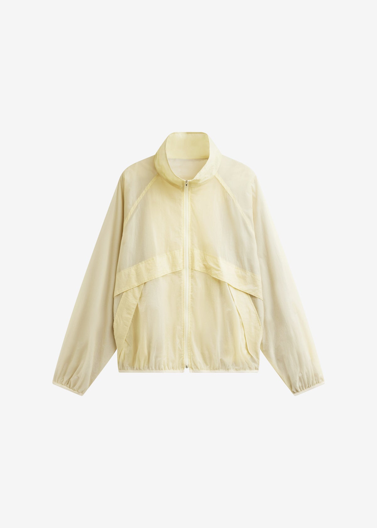 Bicos Sheer Track Jacket - Pale Yellow – view 10 of 10