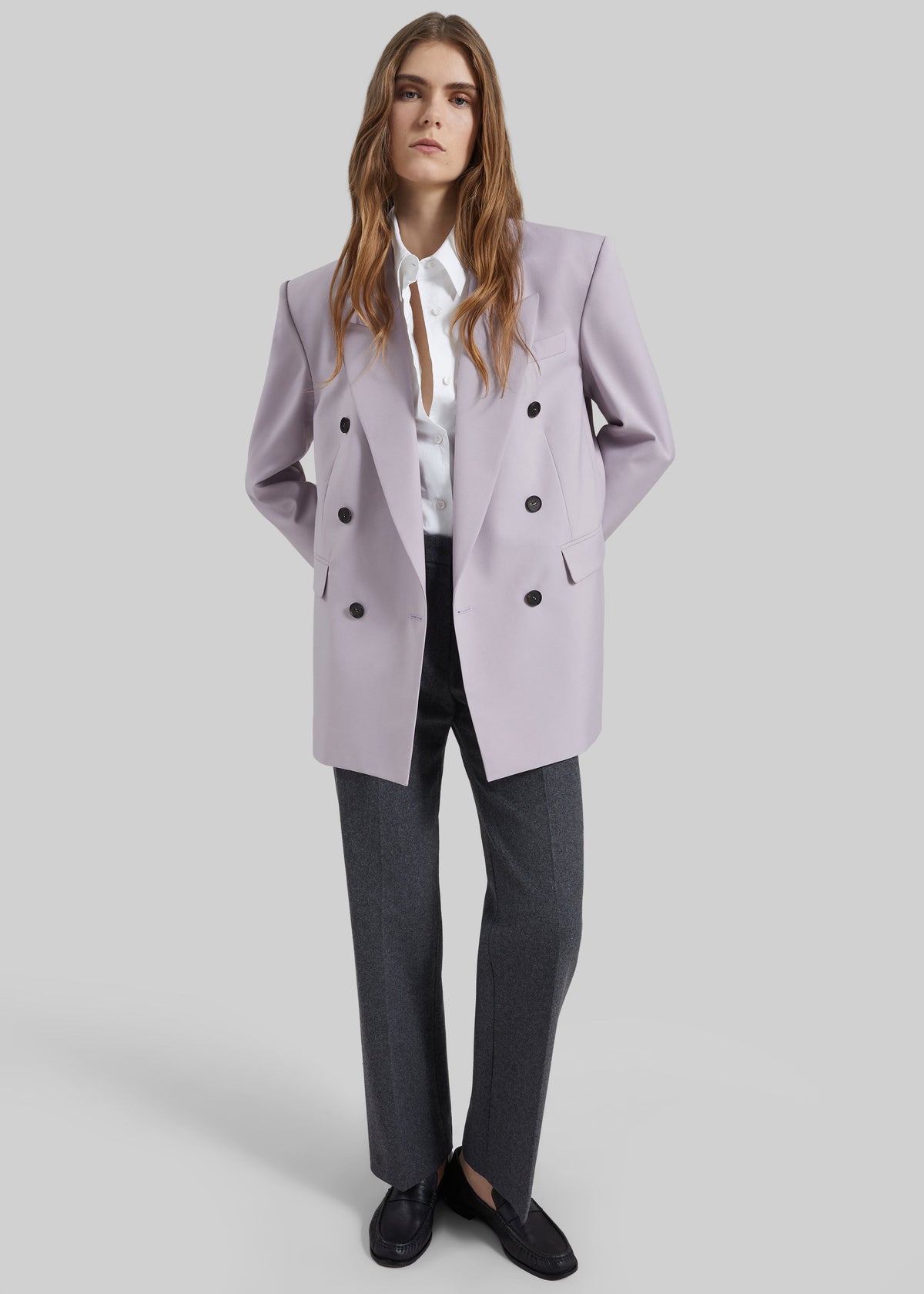 Bielsa Double Breasted Blazer - Lavender – view 4 of 9