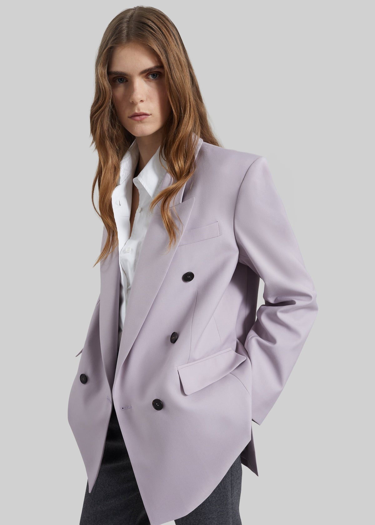 Bielsa Double Breasted Blazer - Lavender – view 3 of 9