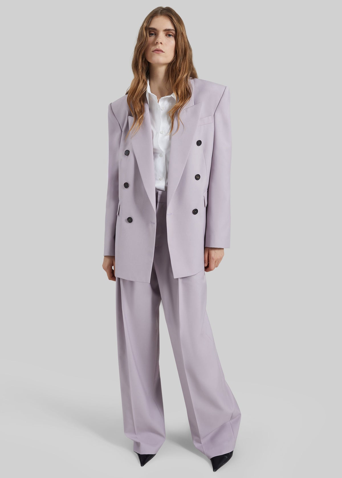 Bielsa Double Breasted Blazer - Lavender – view 6 of 9
