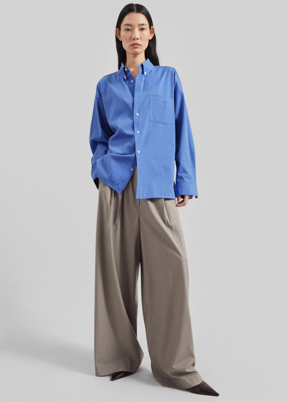 Bijnor Oxford Shirt - Blue – view 5 of 8