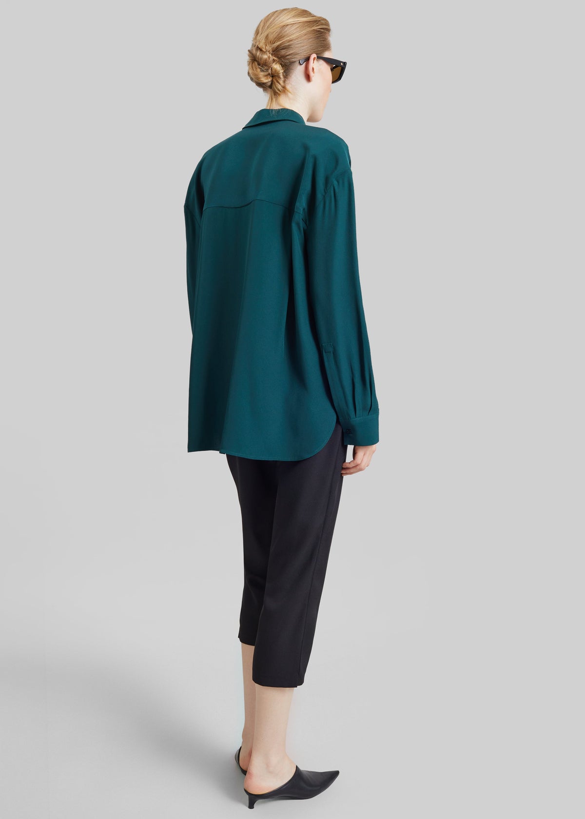 Bina Padded Shirt - Bottle Green – view 7 of 8