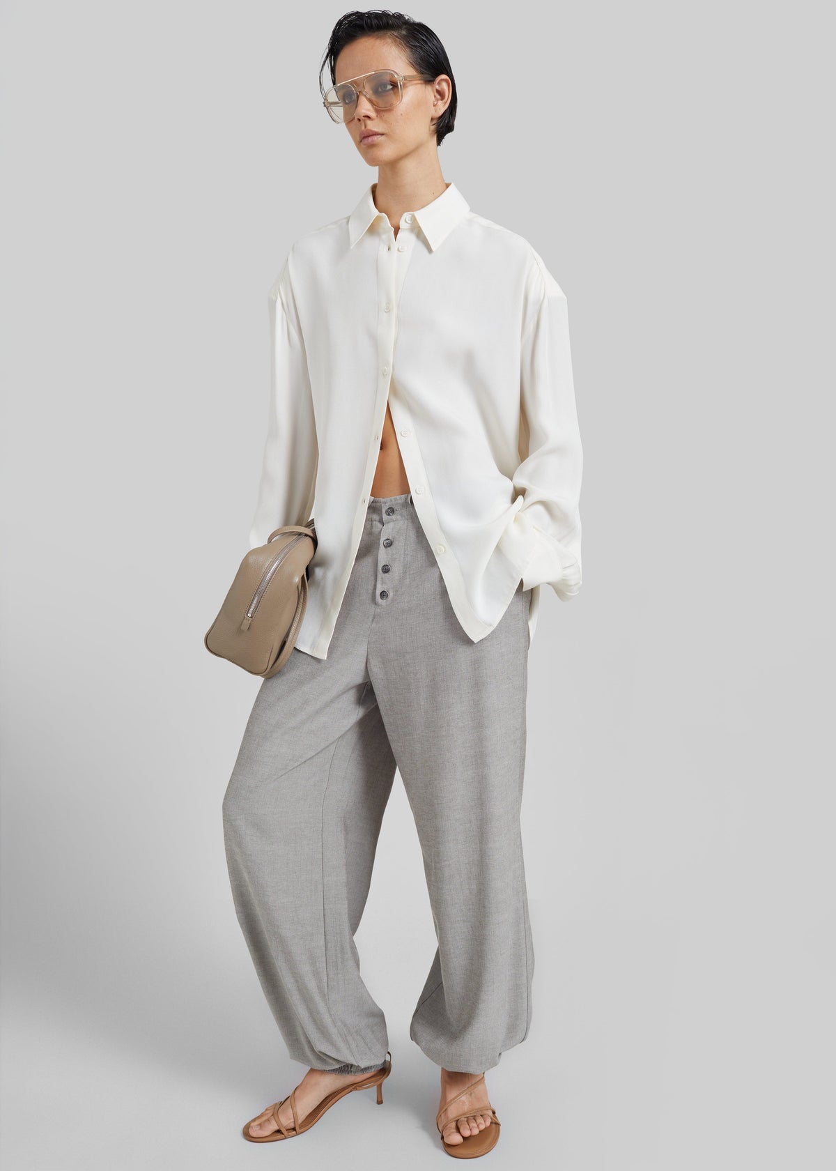 Bina Padded Shirt - Ivory – view 5 of 8