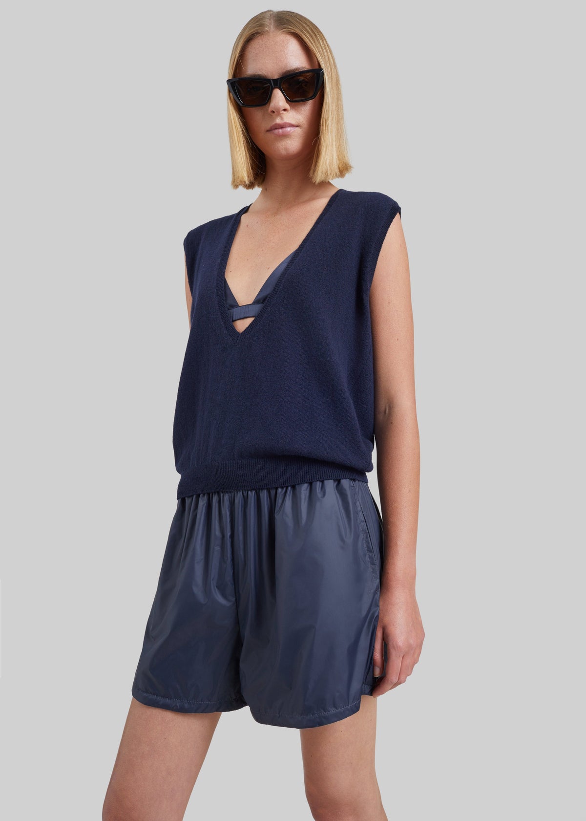 Blera Reversible Shorts - Navy/Grey – view 4 of 10