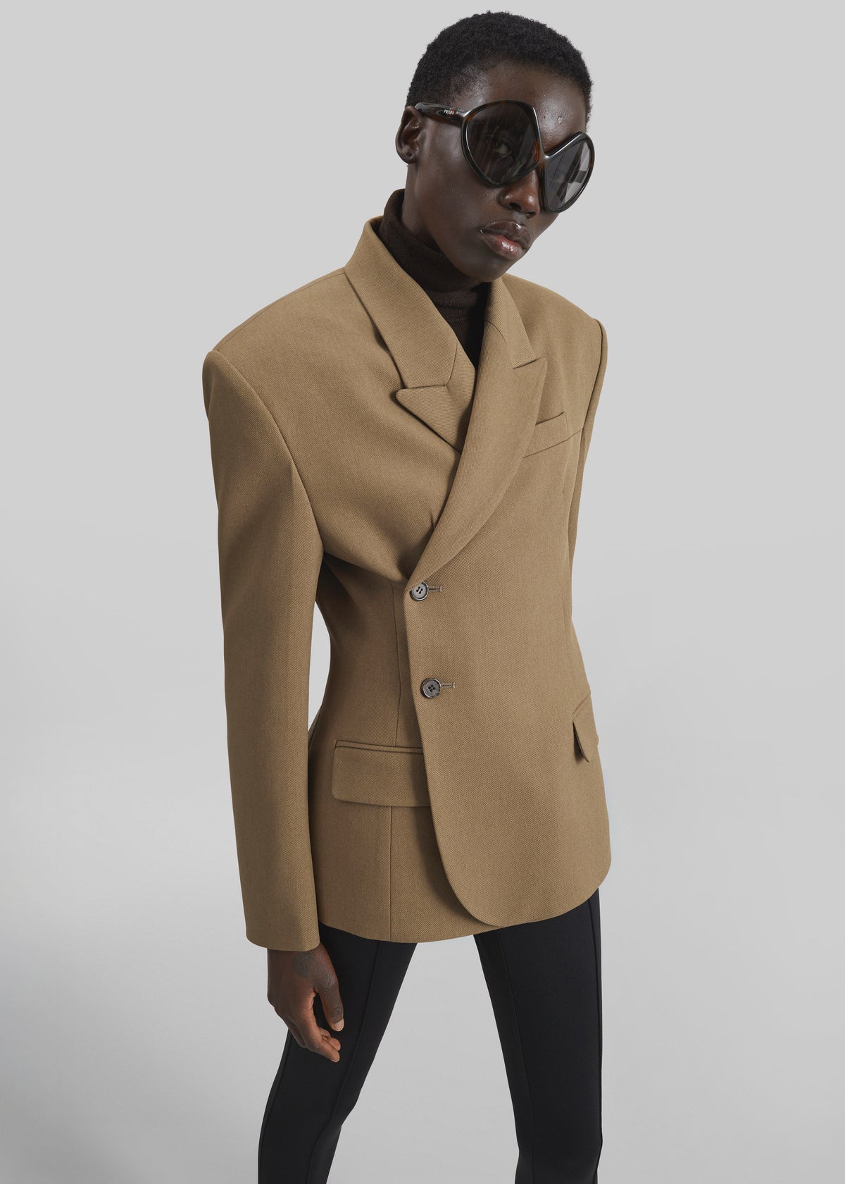 Blerick Crossover Blazer - Camel – view 1 of 12