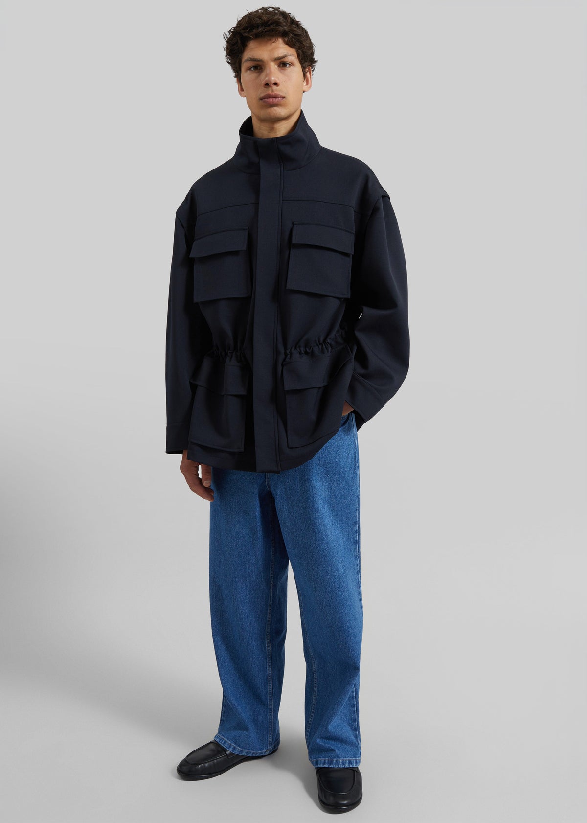 Brannon Cargo Jacket - Navy – view 2 of 10