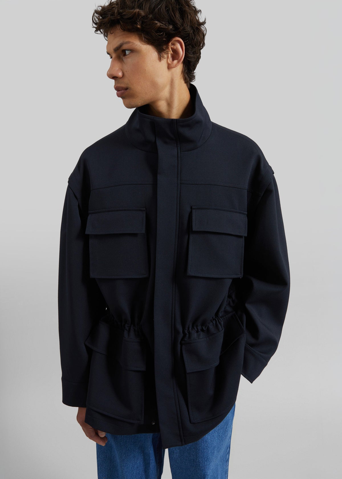 Brannon Cargo Jacket - Navy – view 6 of 10