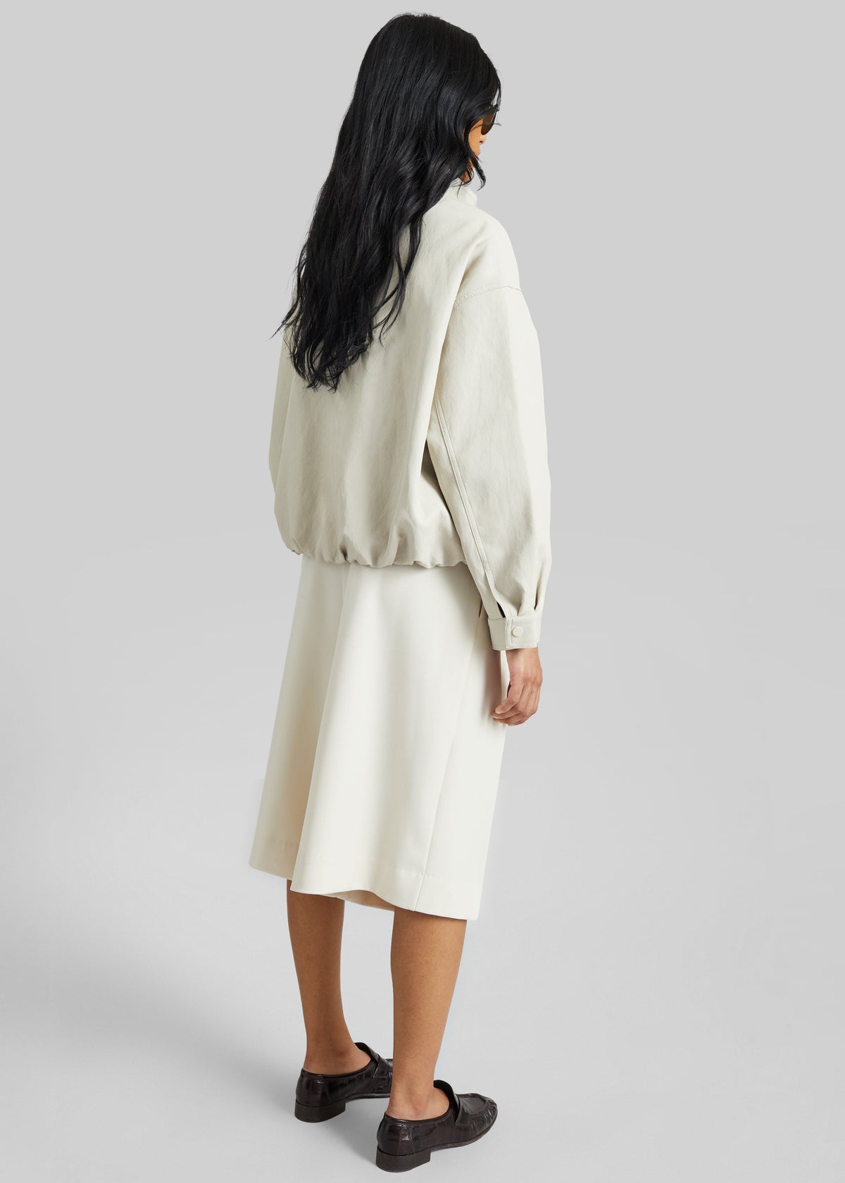 Brasov Bubble Hem Jacket - Light Beige – view 7 of 8