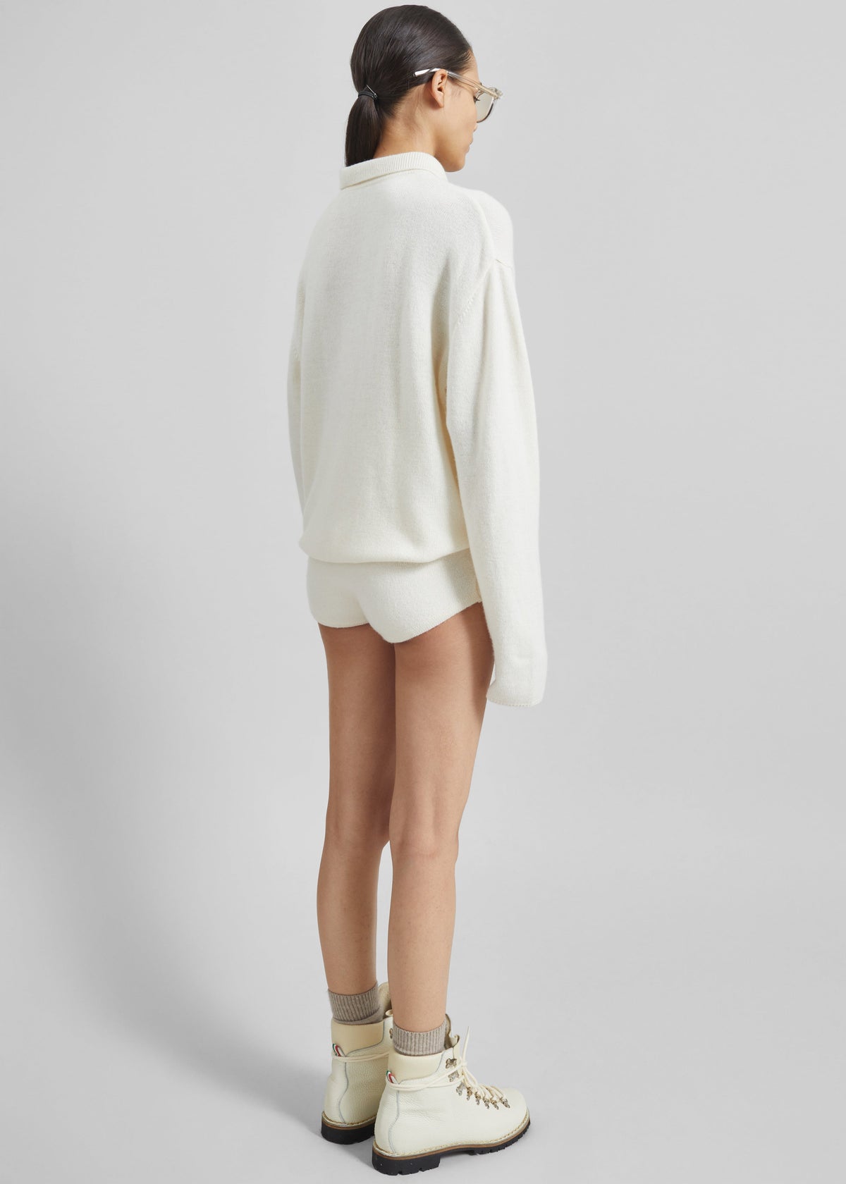Bresica Knit Hot Pants - Ivory – view 10 of 11