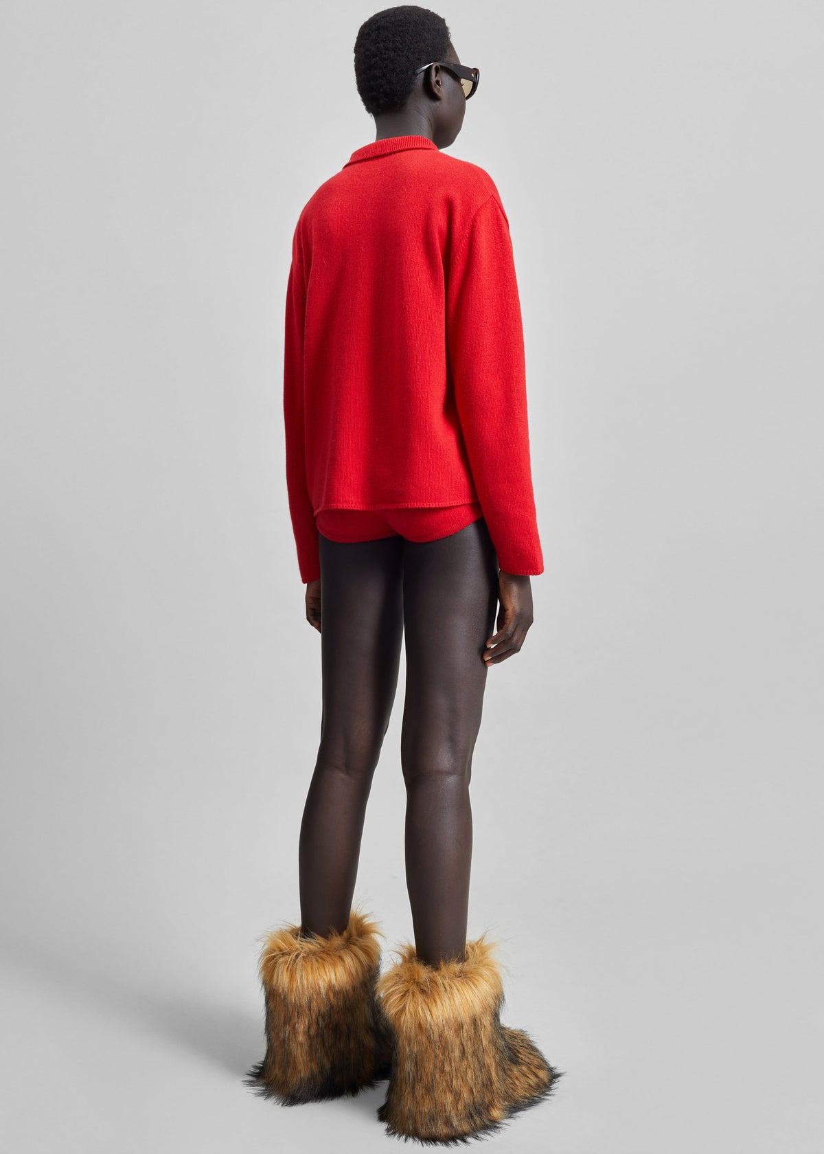 Bresica Knit Polo Sweater - Red – view 8 of 9