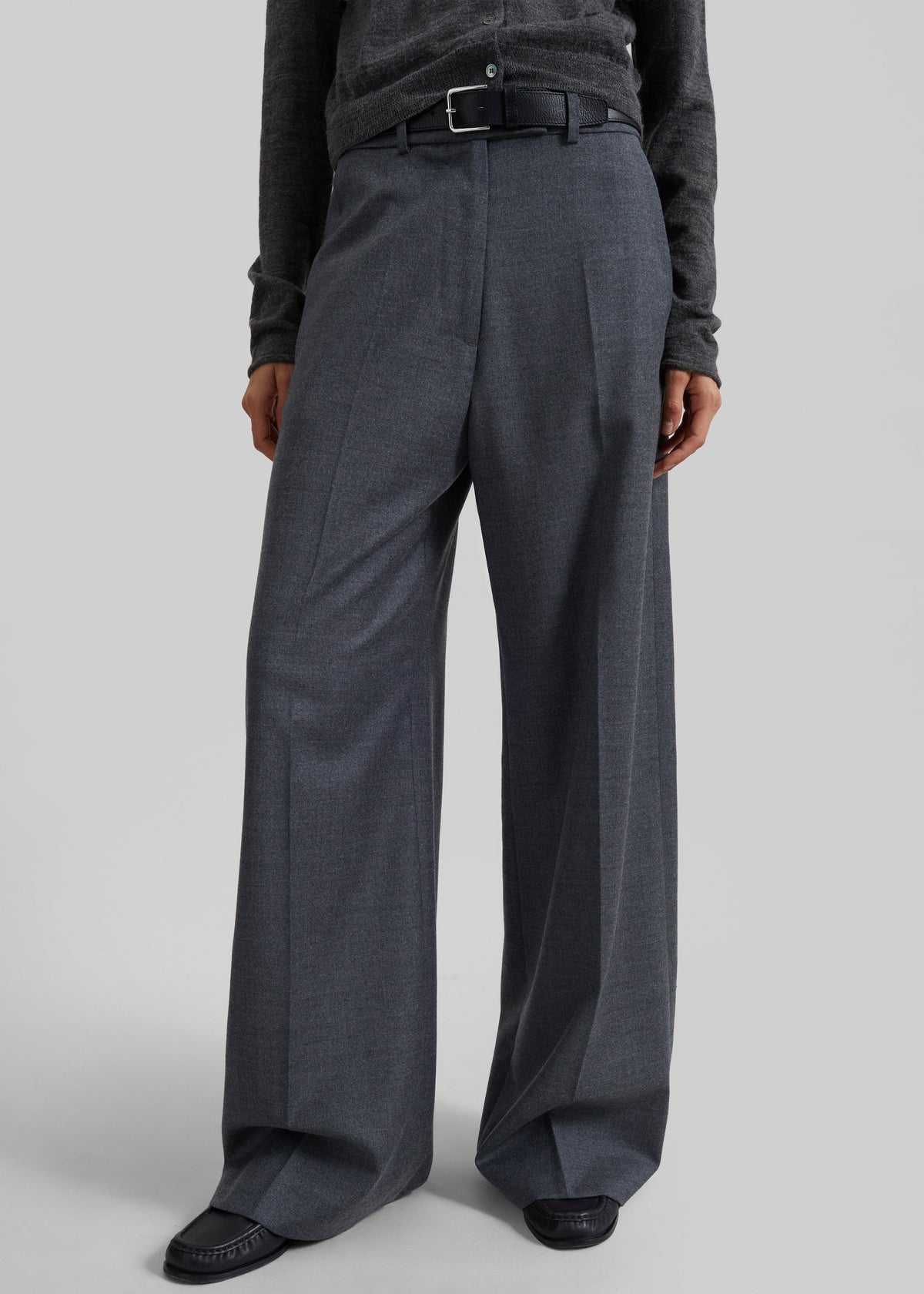 Brickell Flannel Trousers - Grey Melange – view 2 of 8