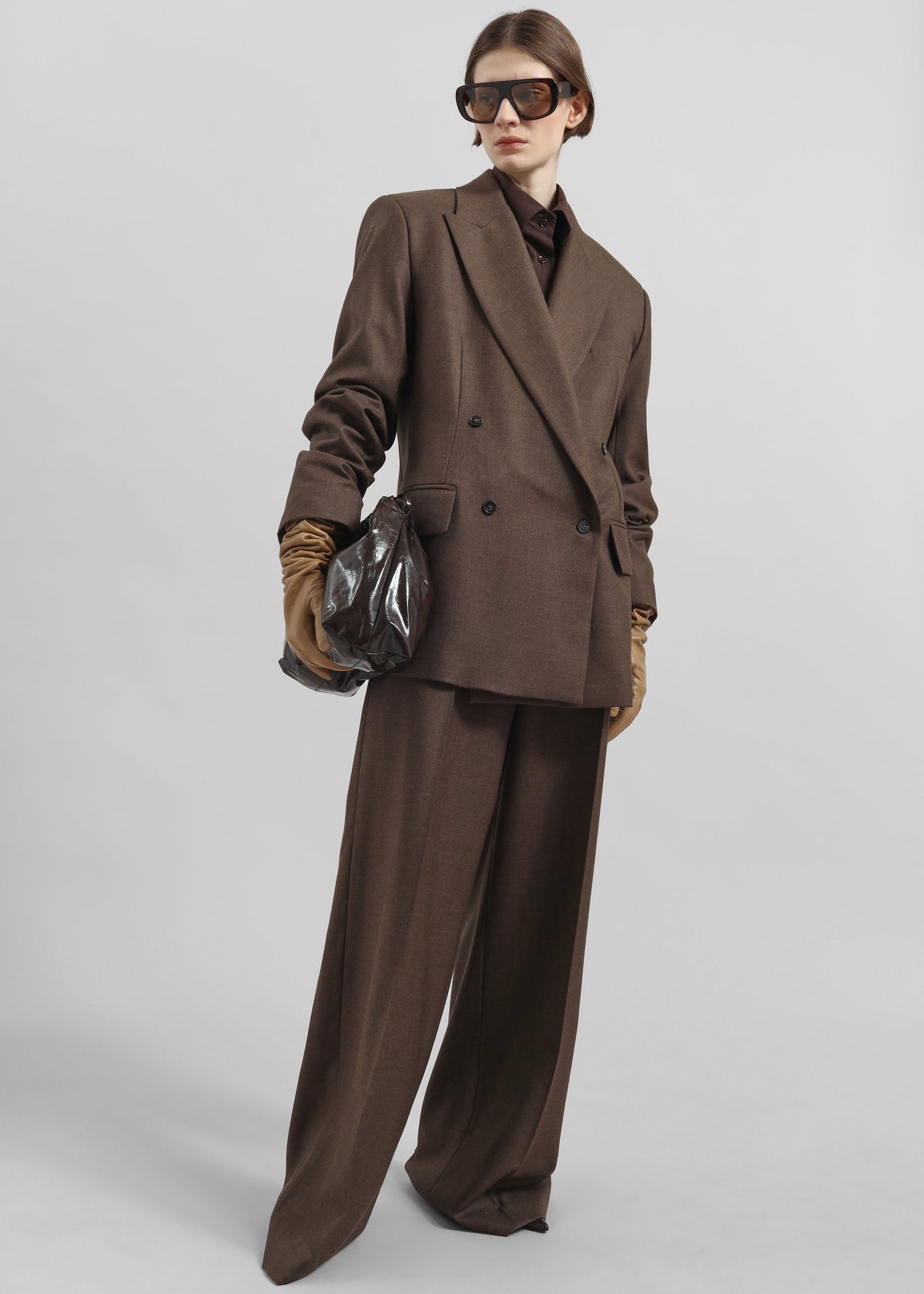 Brickell Flannel Trousers - Mocha – view 4 of 6