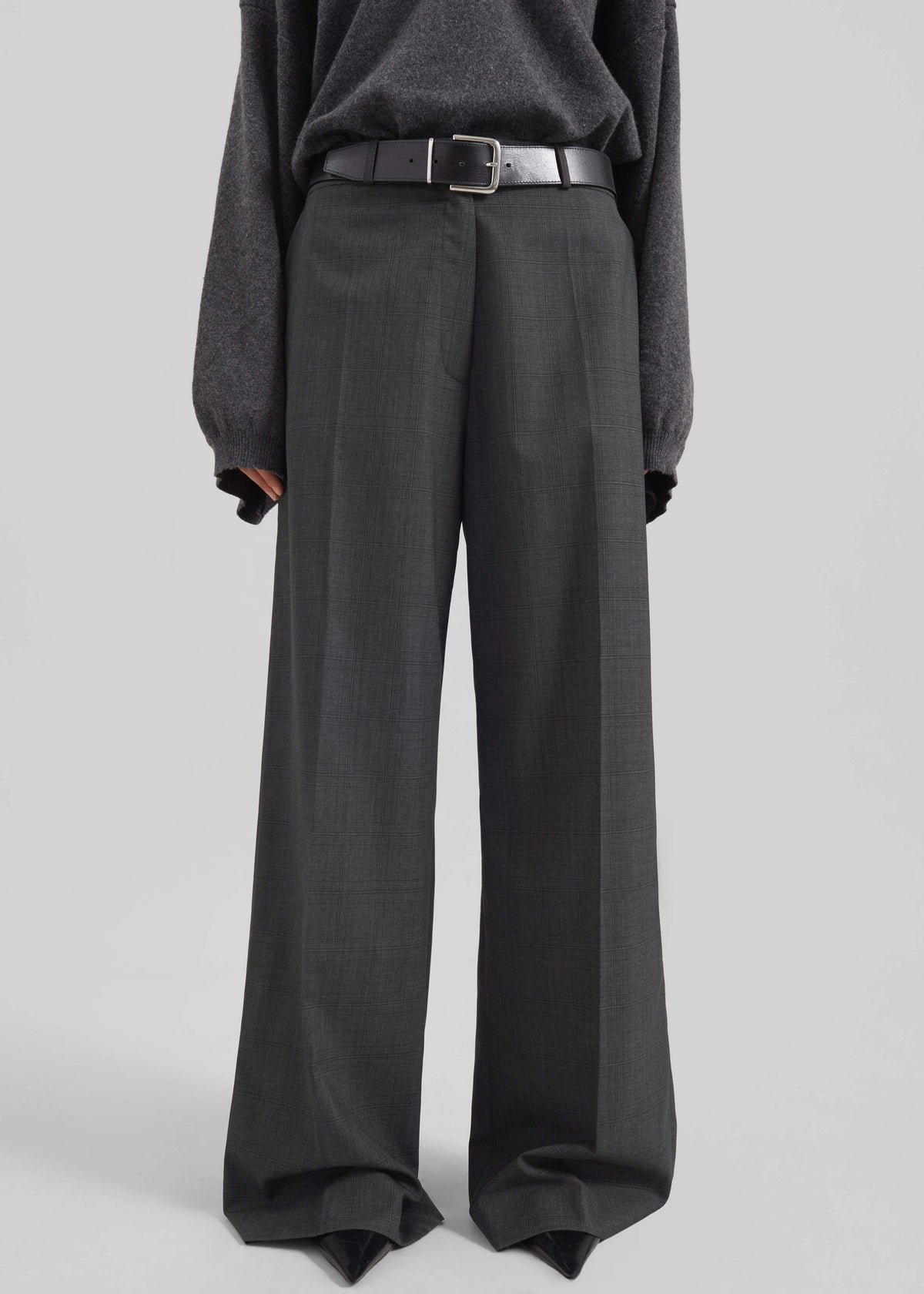 Brickell Plaid Trousers - Dark Grey – view 4 of 10