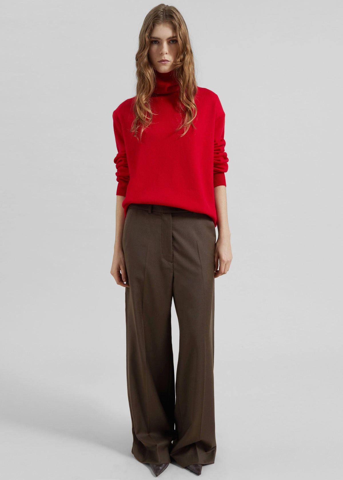Brickell Flannel Trousers - Mocha – view 1 of 6