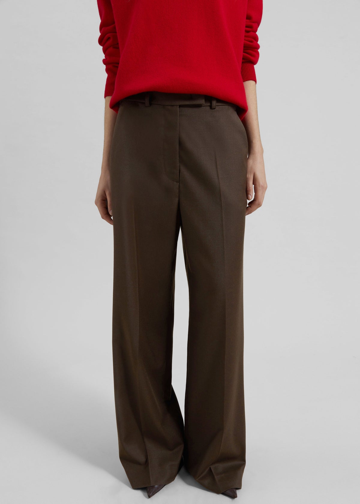 Brickell Flannel Trousers - Mocha – view 2 of 6