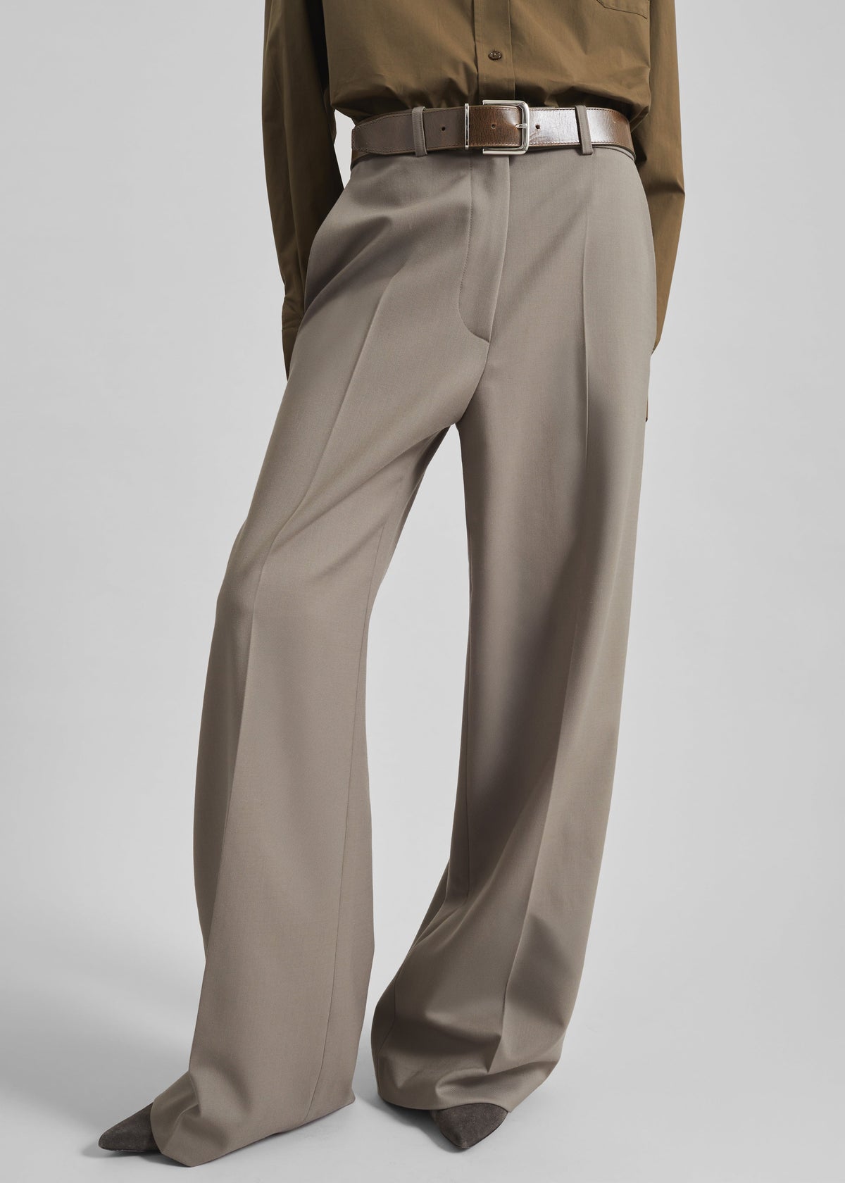 Brickell Trousers - Taupe – view 1 of 10