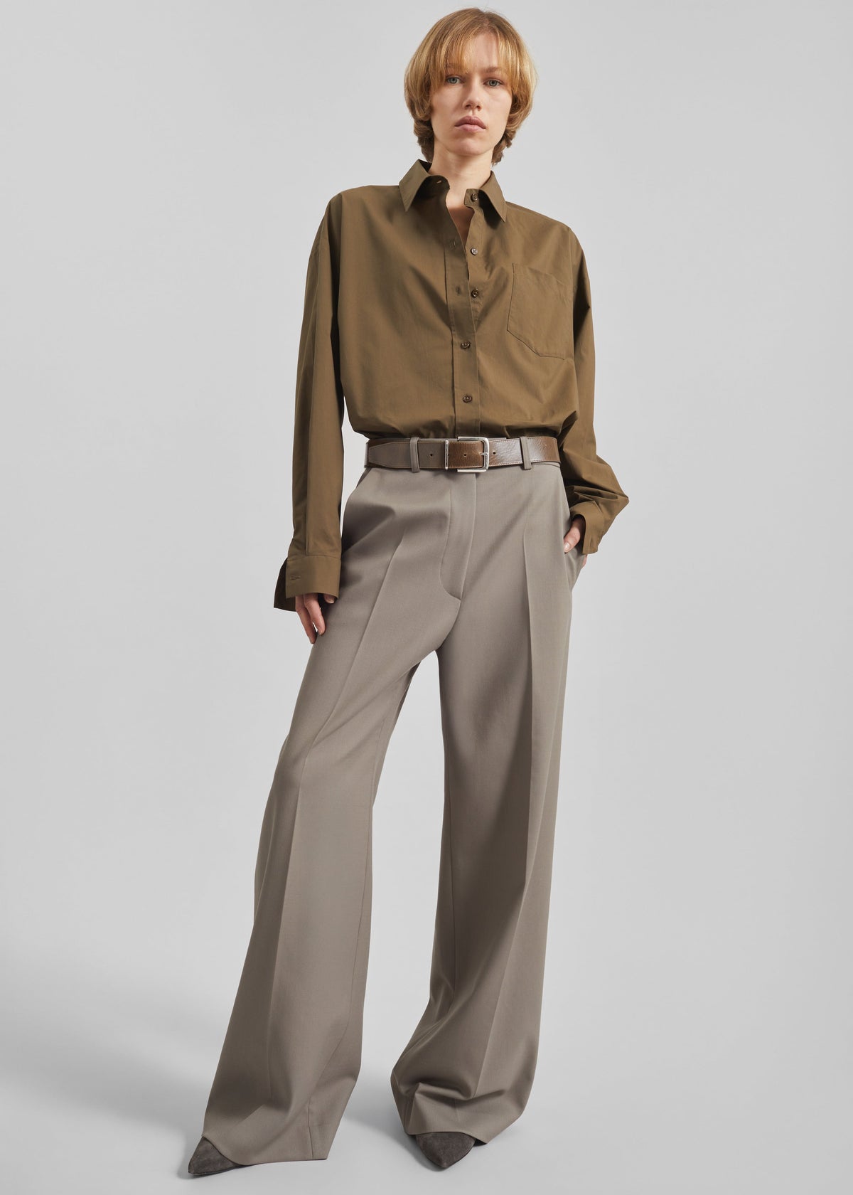 Brickell Trousers - Taupe – view 3 of 10