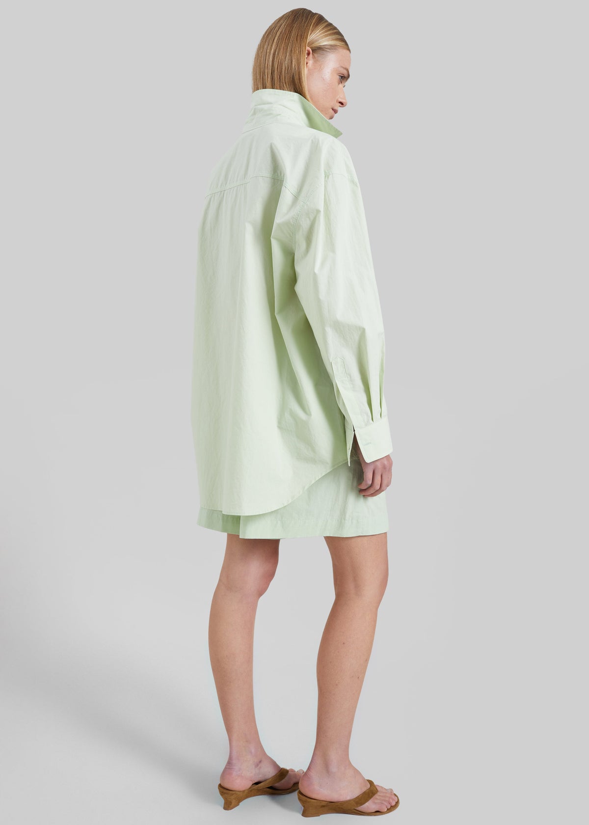 Brisay Cotton Shirt - Mint – view 8 of 9