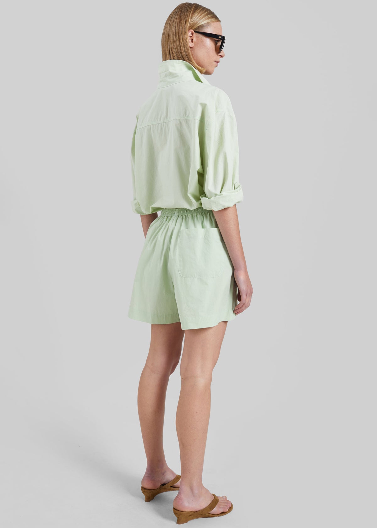 Brisay Cotton Shorts - Mint – view 7 of 8
