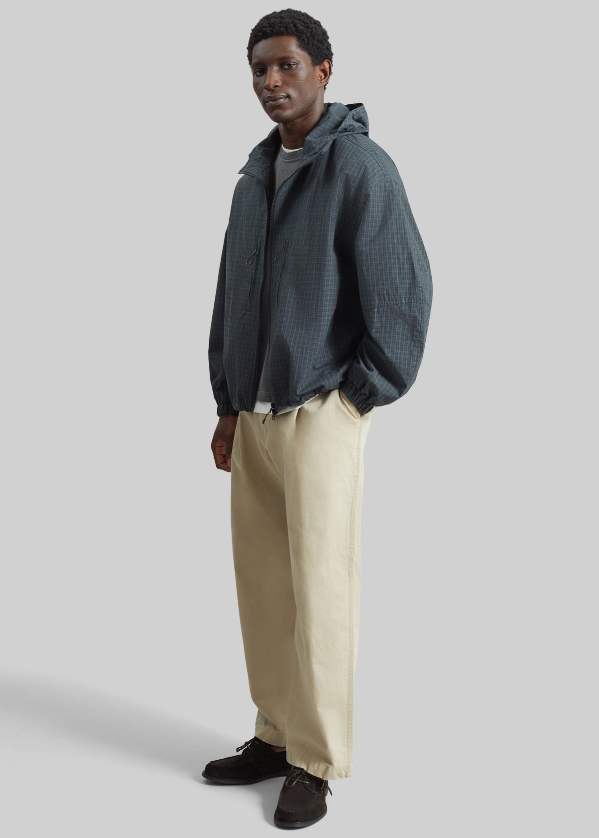 Bristol Windbreaker Jacket - Green Plaid – view 7 of 10