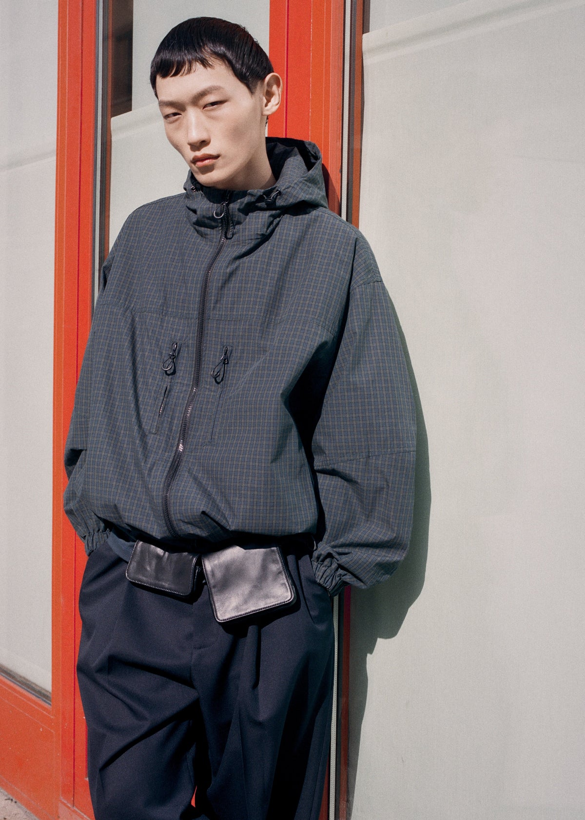 Bristol Windbreaker Jacket - Green Plaid – view 1 of 10