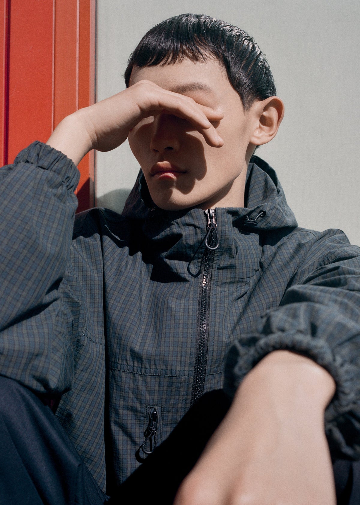 Bristol Windbreaker Jacket - Green Plaid – view 8 of 10