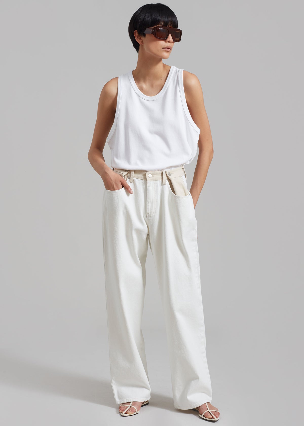 Briston Boxy Tank - White – view 2 of 15