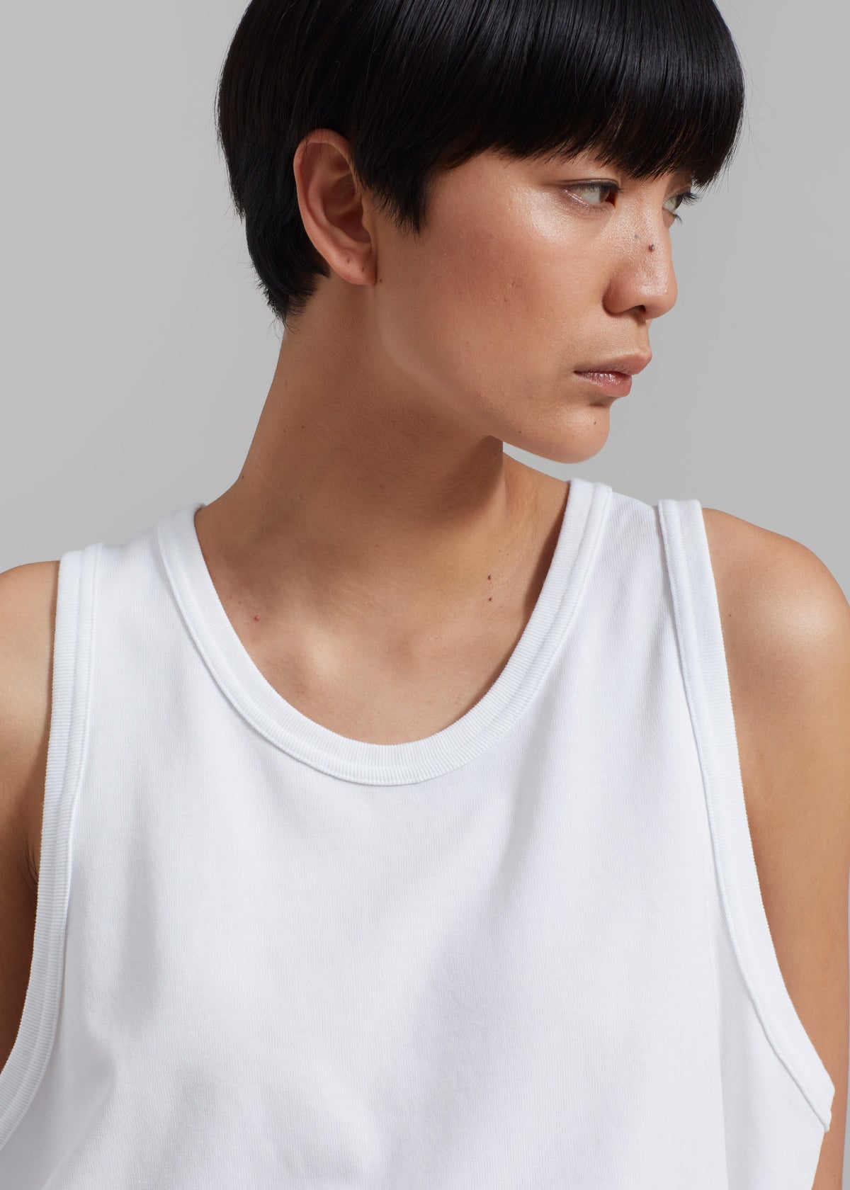 Briston Boxy Tank - White – view 7 of 15