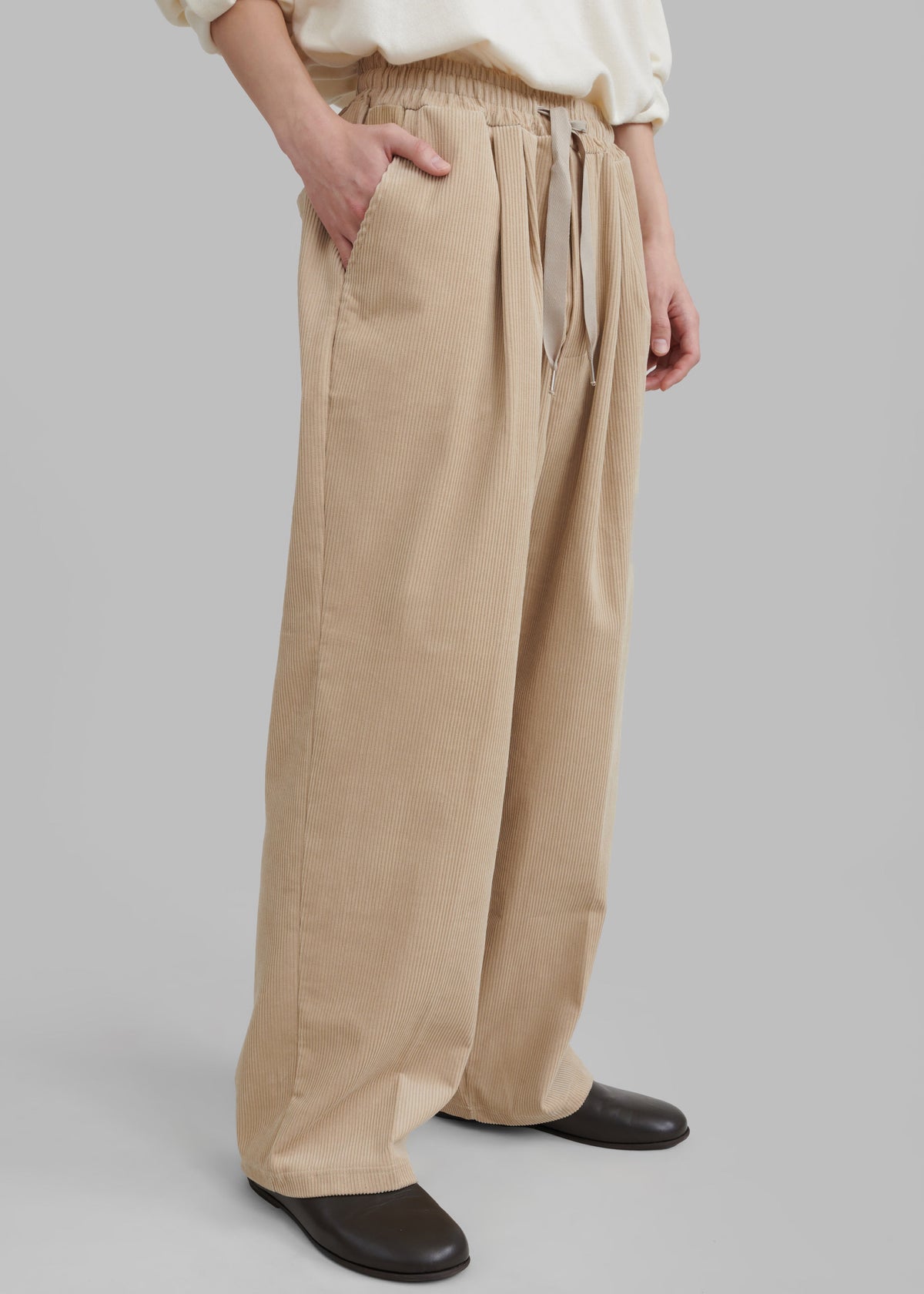 Brixton Corduroy Joggers - Beige – view 4 of 7