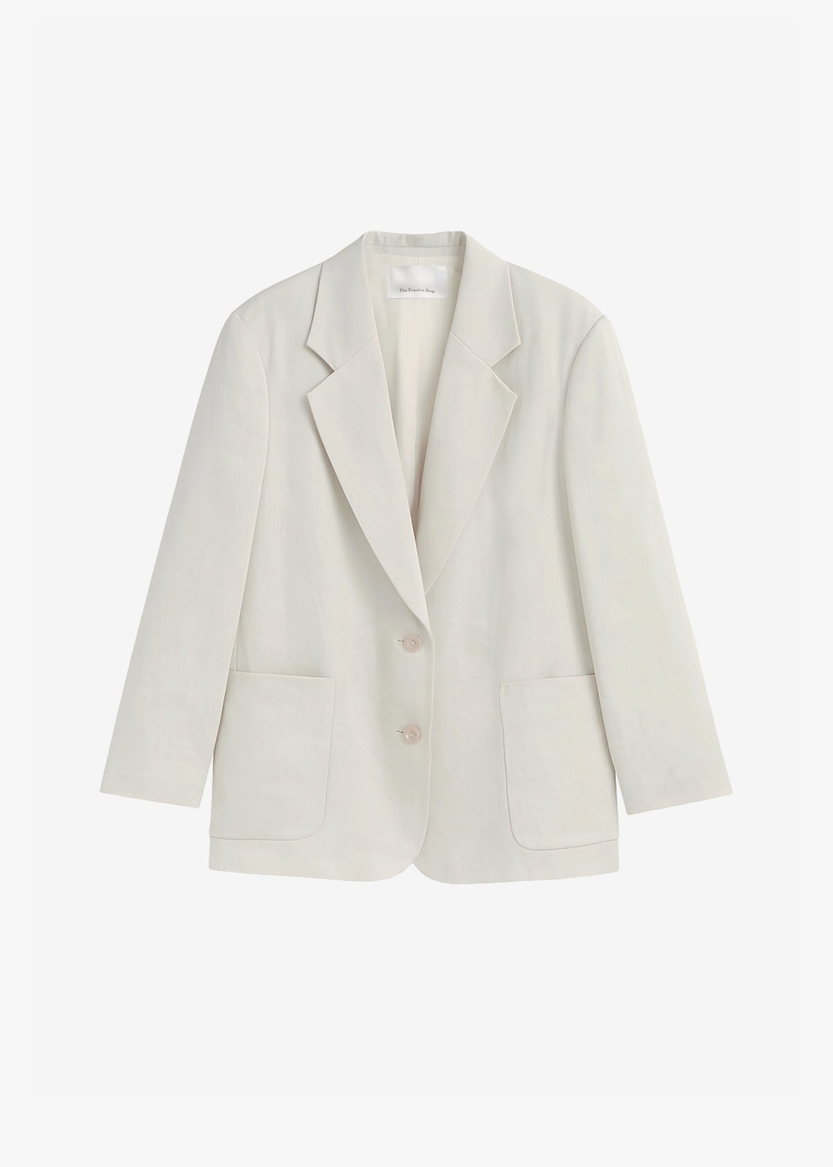Bruna Linen Soft Blazer - Light Beige – view 8 of 8