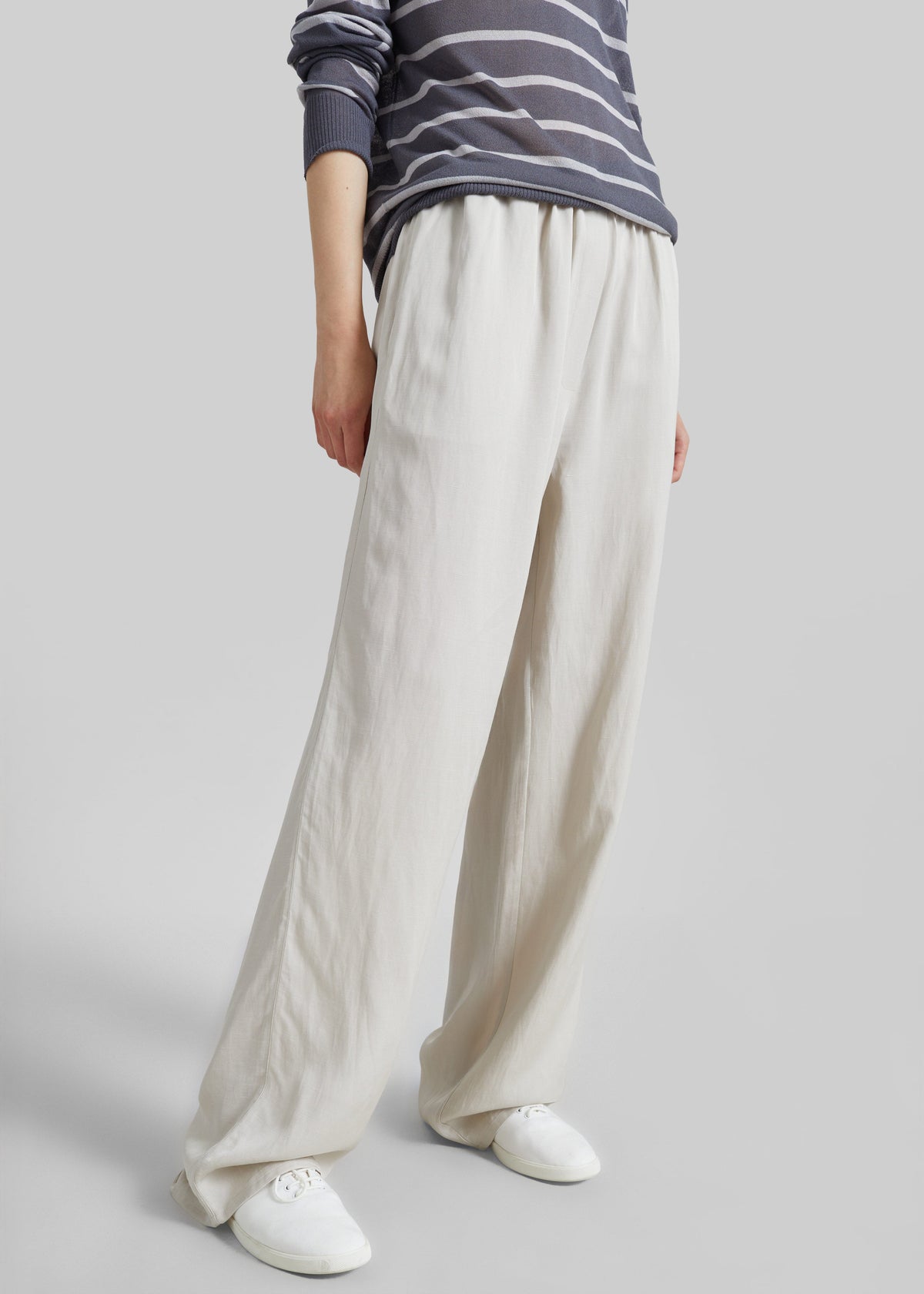 Bruna Linen Soft Pants - Light Beige – view 4 of 10
