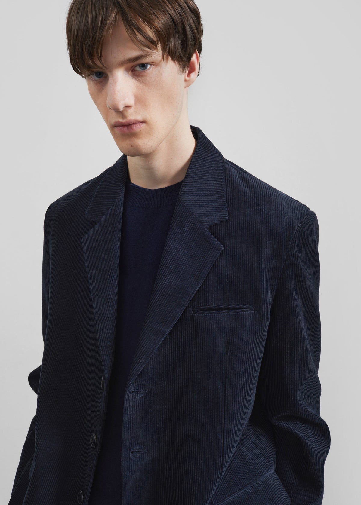 Bryant Corduroy Blazer - Dark Navy – view 7 of 9