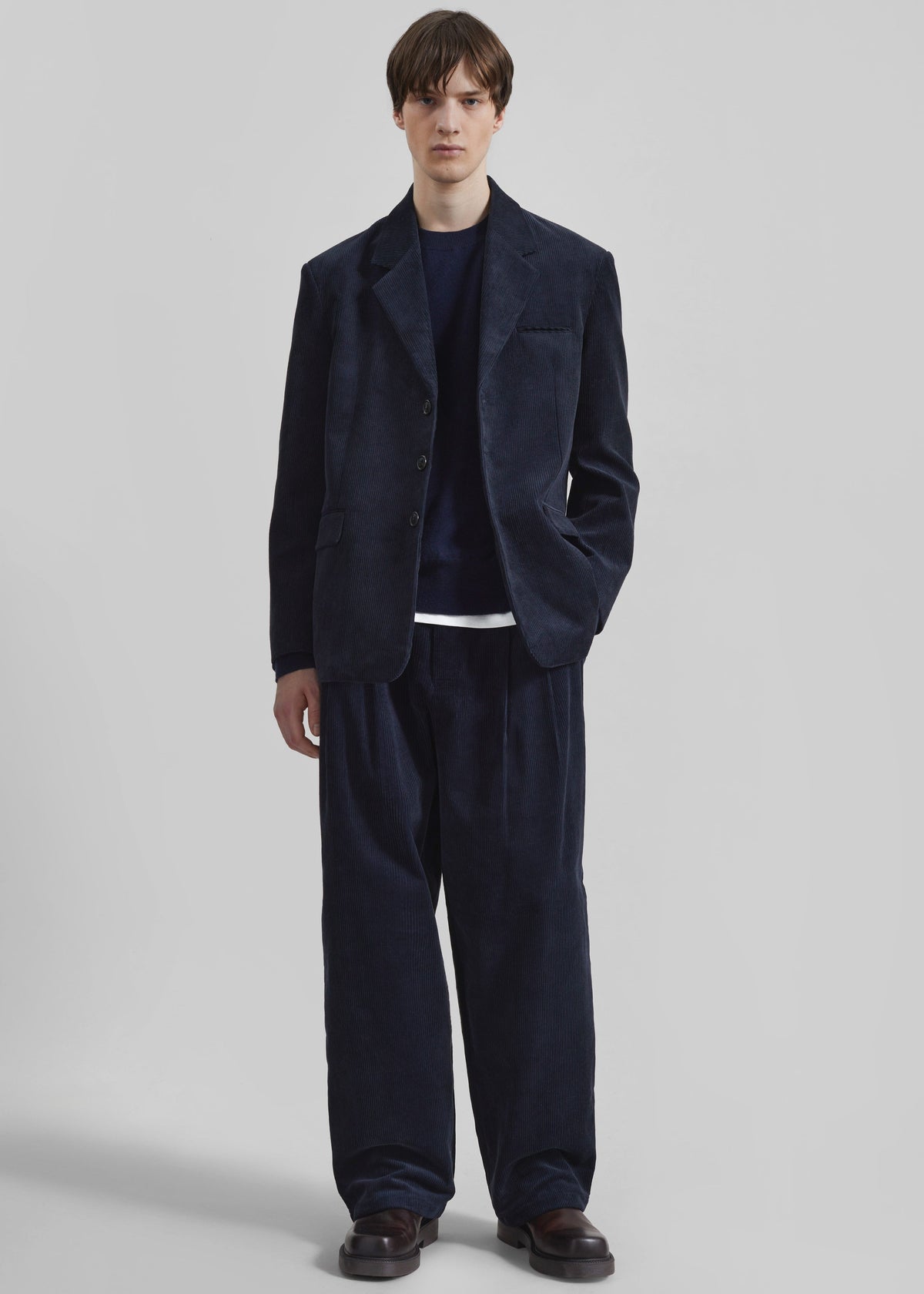 Bryant Corduroy Pants - Dark Navy – view 2 of 9