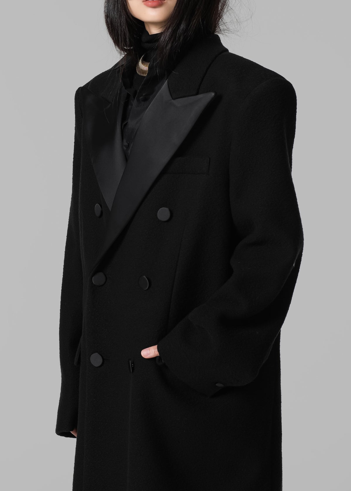 Bryce Oversized Coat - Black – view 9 of 18