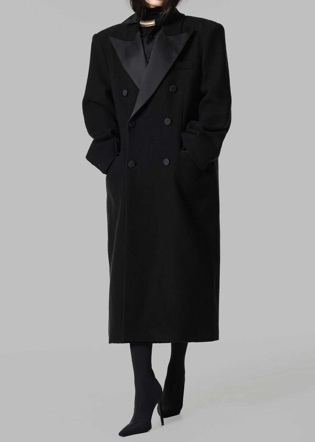 Bryce Oversized Coat - Black – view 10 of 18