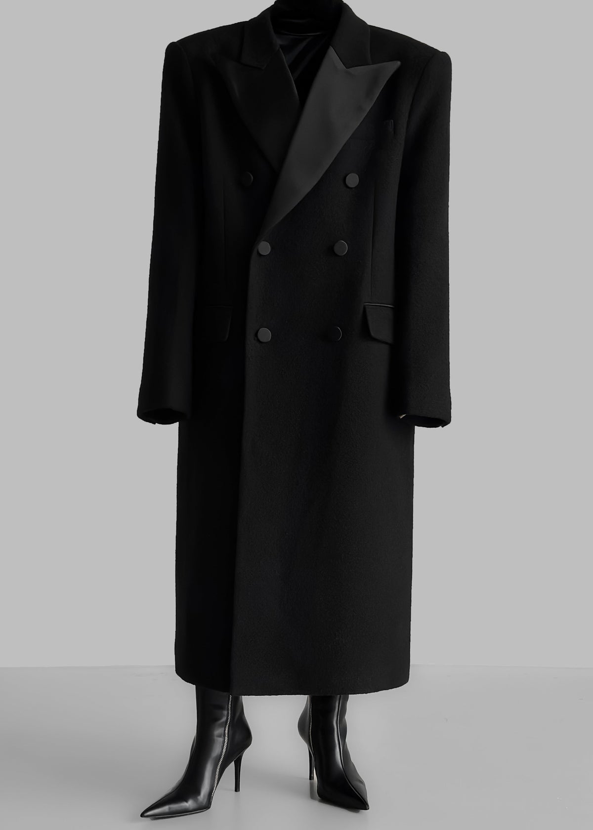 Bryce Oversized Coat - Black – view 12 of 18