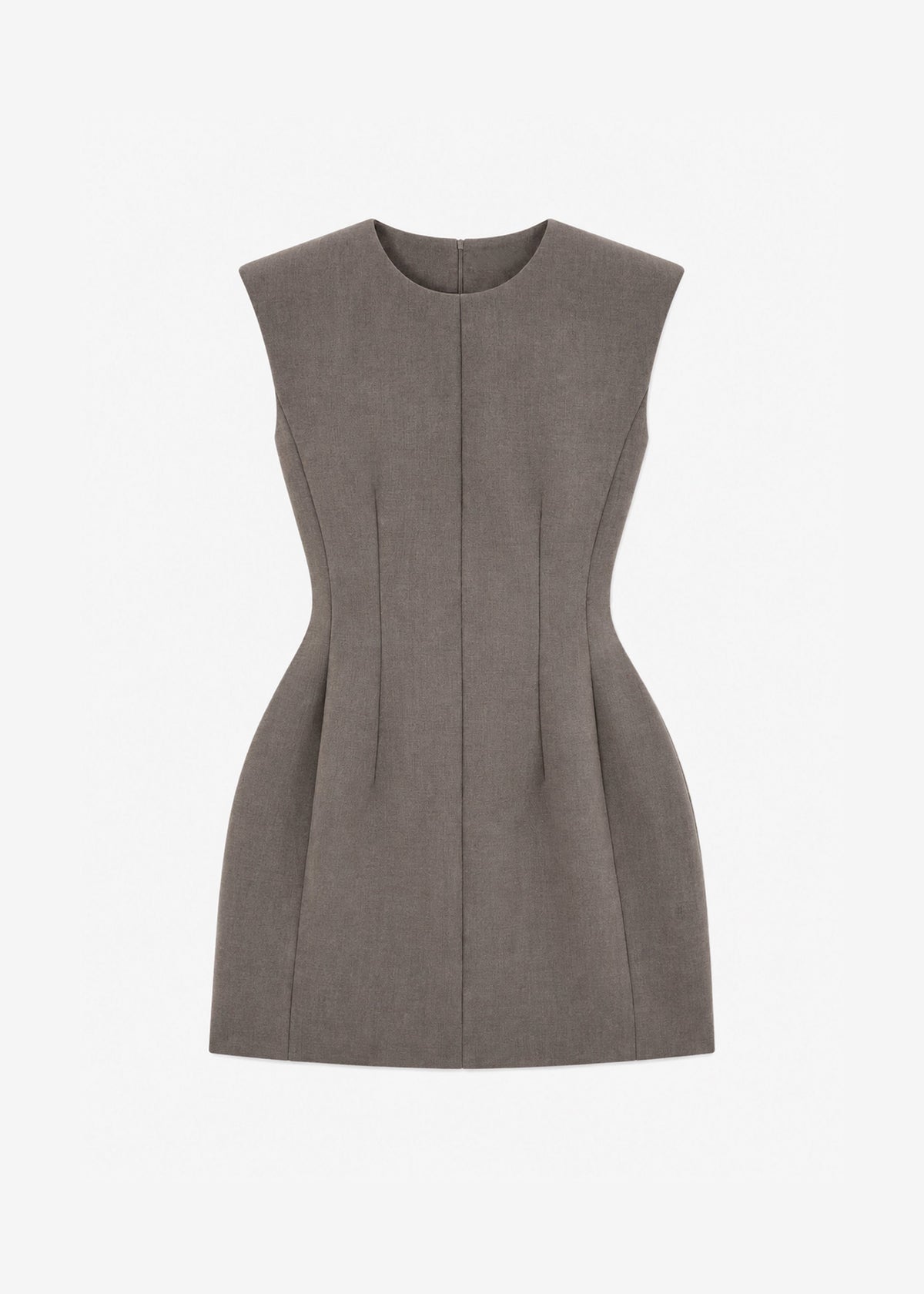 Bryn Cinched Mini Dress - Taupe Melange – view 7 of 7