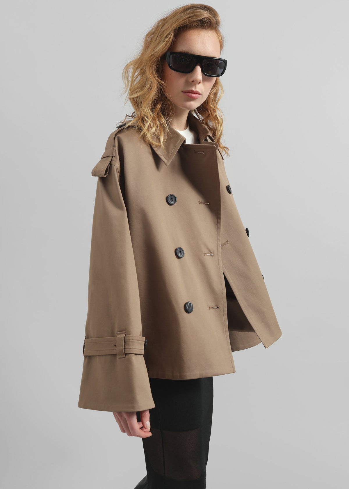 By Malene Birger Alisandra Trench Jacket - Fosil – view 1 of 8