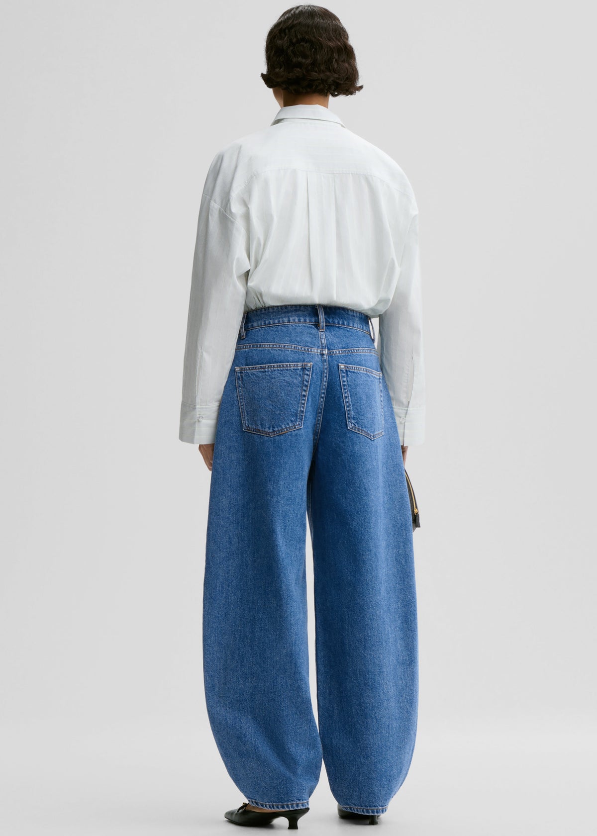 By Malene Birger Dallas Denim Pants - Mid Denim Blue – view 6 of 7